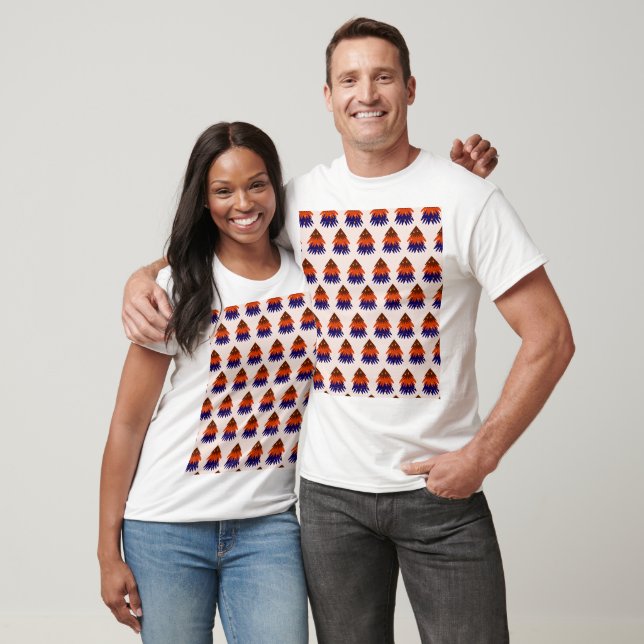 Árvore de Natal Multicolorida - Camiseta (Unissex)