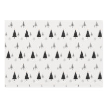 Árvore de Natal Negra e Branca Moderna e Minimalis