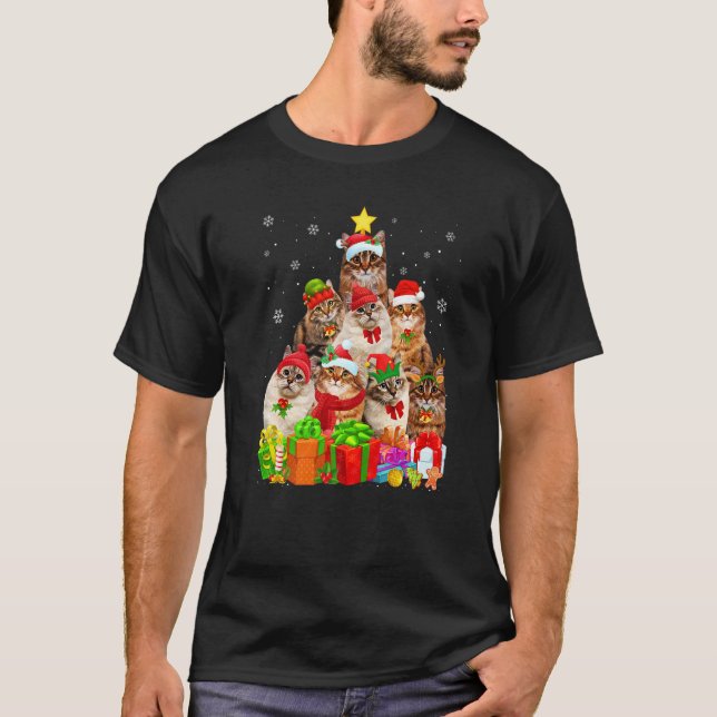 Árvore de Natal para Gatos com Suéter de Natal Fei (Frente)