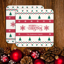 Árvore de Natal Personalizada e Porta-Copos de Flo