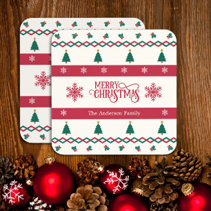 Árvore de Natal Personalizada e Porta-Copos de Flo