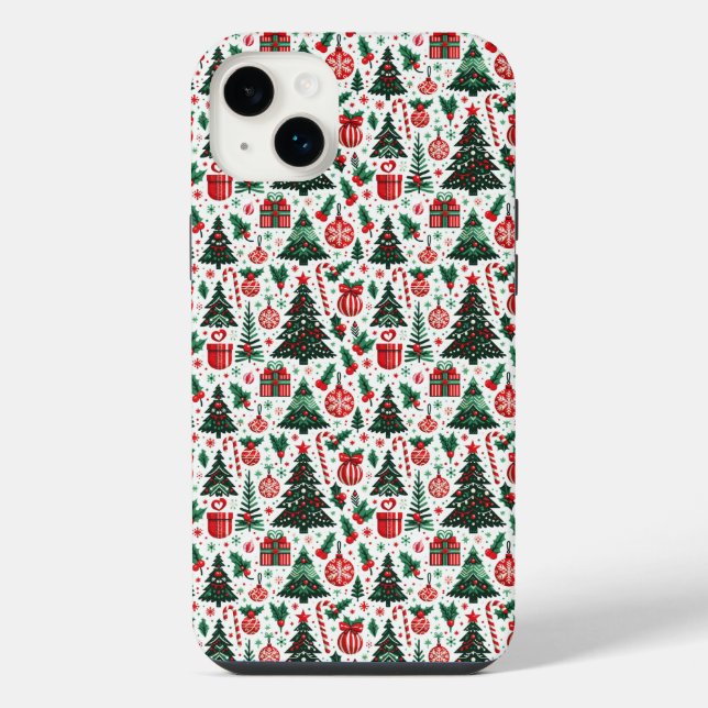 Árvore de Natal, presentes, bengala de Natal (Verso)