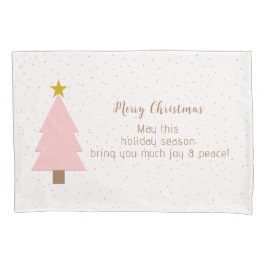 Árvore de Natal Rosa Solo, Gelada Elegante, Estrel