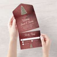 Árvore de Natal sobre Casamento Russo de Madeira V