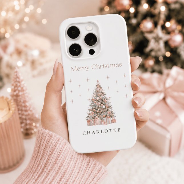 Árvore de Natal Vermelha Moderno Personalizado Fér (Criador carregado)