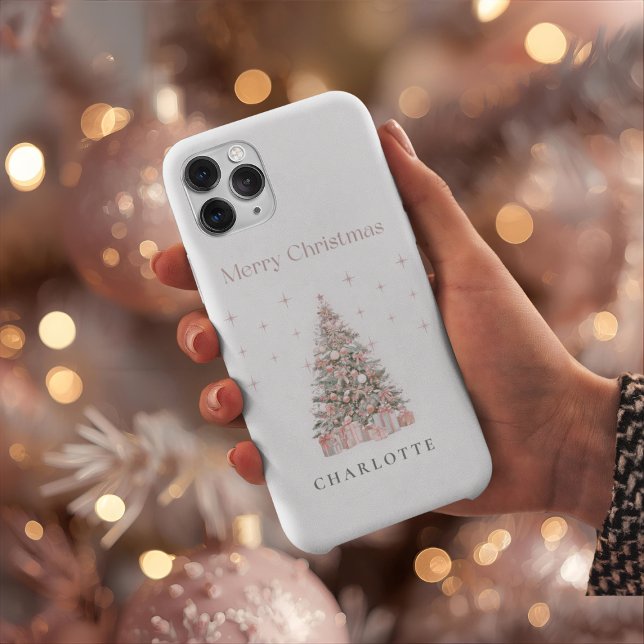 Árvore de Natal Vermelha Moderno Personalizado Fér (Criador carregado)