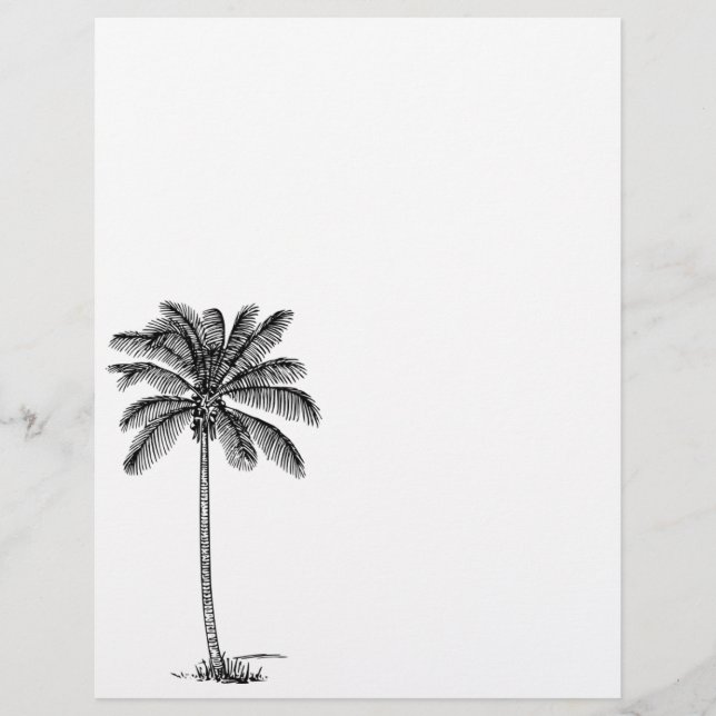 Árvore de Palm Vintage (Frente)