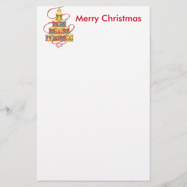 Árvore de papelaria de Natal (Frente)