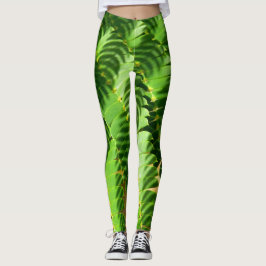 Árvore de Seda Persa Deixa Leggings