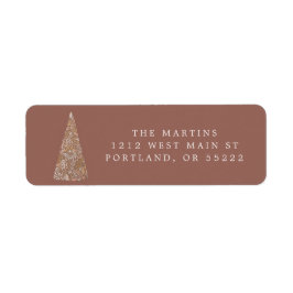 Árvore de Spruce esplêndida Beige etiqueta de Nata