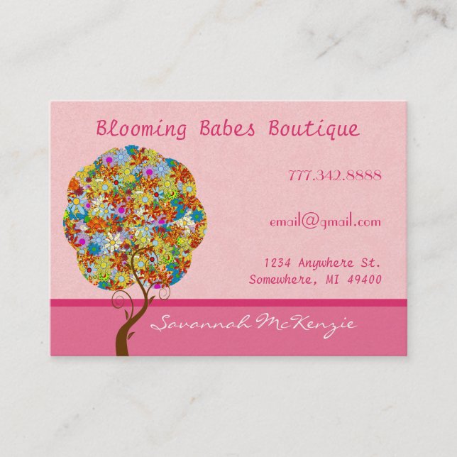 Árvore de trabalho de patch em Cartões de visitas  (Frente)