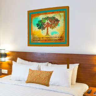 Árvore de vida com Poster de dois discos