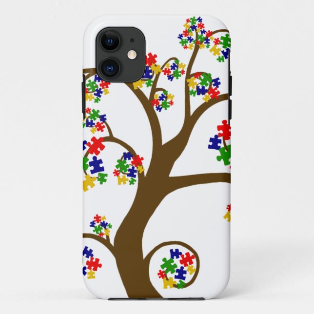 Árvore do autismo de capas de iphone da vida (Verso)