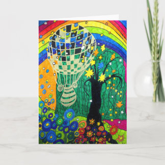 Árvore do cartão da vida