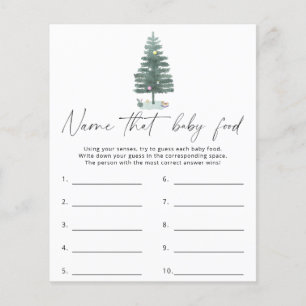 Árvore do Natal - Dê um nome ao jogo da comida do 