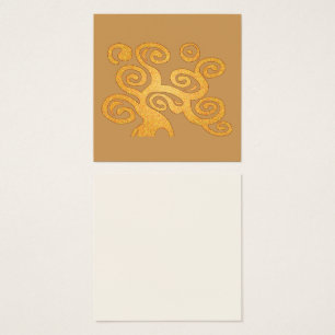árvore dos redemoinhos do ouro do nouveau da arte