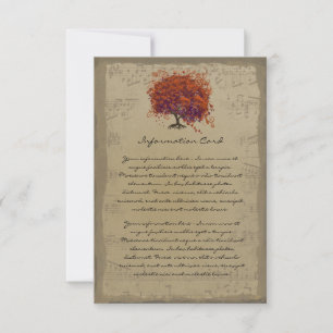 Árvore Dourada Musical Laranja Plum Coração Folha