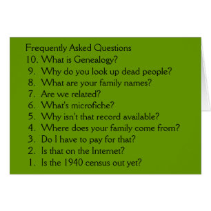 Árvore genealógica - cartão vazio