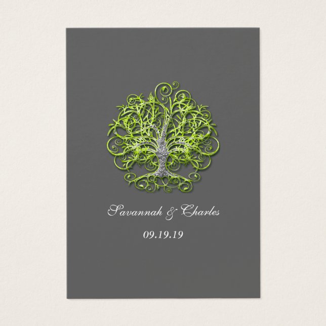 Árvore giratória do limão e Cinza (Frente)