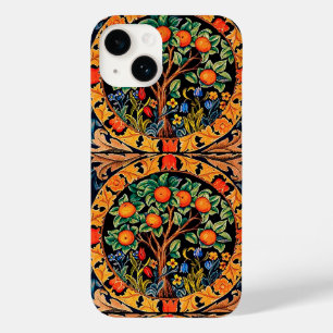 ÁRVORE LARANJA COM FOLHAS VERDES, FLORES