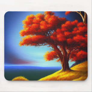 Árvore Laranja em um Mousepad do Cliffside