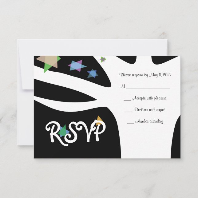 ÁRVORE LIFE com Convite STARS Bat Mitzvah (Frente)