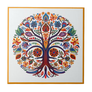 Árvore mexicana de azulejo de cerâmica salva-vidas
