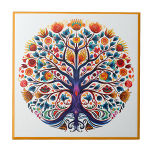 Árvore mexicana de azulejo de cerâmica salva-vidas