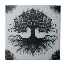 Árvore Mística de Arte do Azulejo de Vida