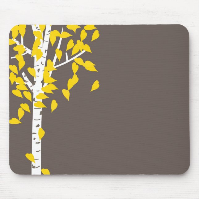 Árvore Mousepad de Aspen (Frente)