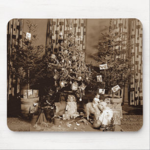 Árvore Natal e Brinquedos Foto de Mousepad 1900