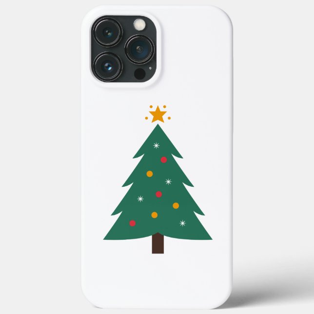Árvore Natal Iphone 13 pro max Capas (Verso)