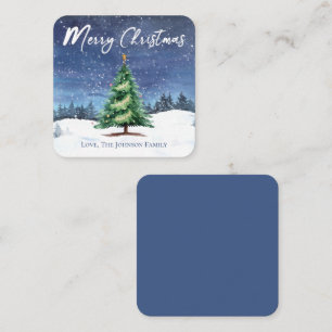 Árvore natalícia Cartão de presente de Natal Feliz
