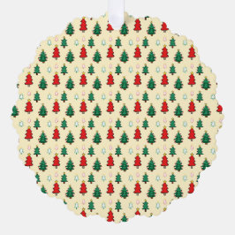 Árvore natalícia com padrão superior estrelado sem