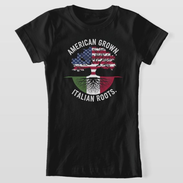 Árvore Patriótica da Camisa de Vida Raízes de Band (Postura )