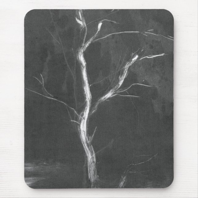 Árvore preta Mousepad (Frente)