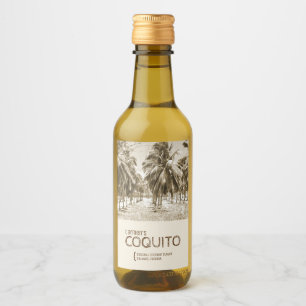 Árvore tropical de coco de palma para rótulo de