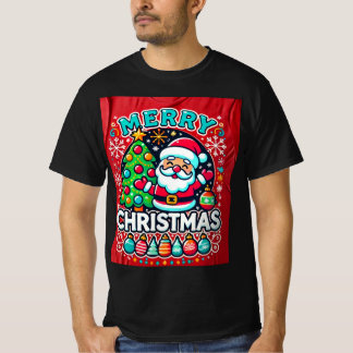 árvore verde design de camiseta natal com sinta
