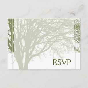 Árvore Verde do Bar Mitzvah RSVP