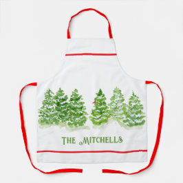 Árvores de inverno pintadas à mão - NOME PERSONALI