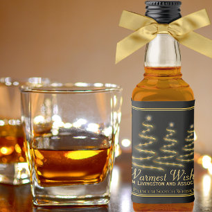 Árvores de Natal Douradas em Mini Feriado Negro