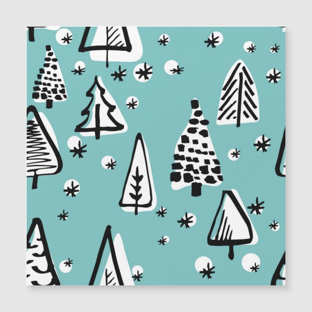 Árvores de Natal escandinavas: gráficos de safra. (Frente)