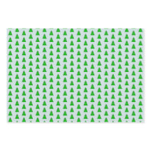 Árvores de Natal Geométricas Modernas em Verde em 