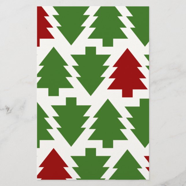 Árvores de Natal Padrão de Feriado (Frente)