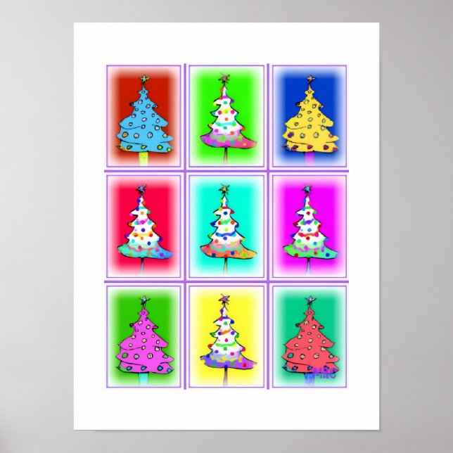Árvores de Natal: Poster (Frente)