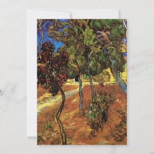 Árvores de Van Gogh no Jardim, Hospital Saint Paul