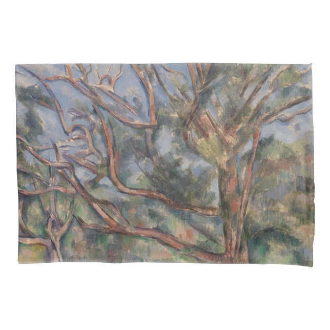 Árvores e Estrada, Paisagem Pós-Impressionista (Frente)