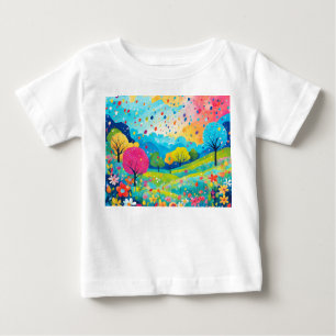 Árvores e Flores Felizes, Camiseta de Suor Nature