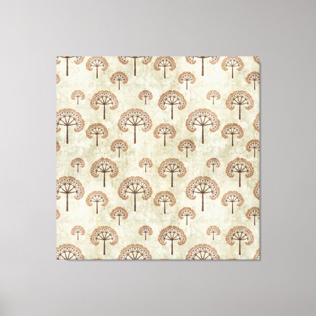 Árvores em Impressão de Telas Esticadas no Outono (Frente)