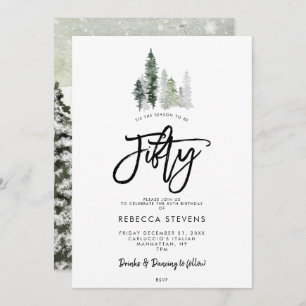 árvores festivas 50 anos convite